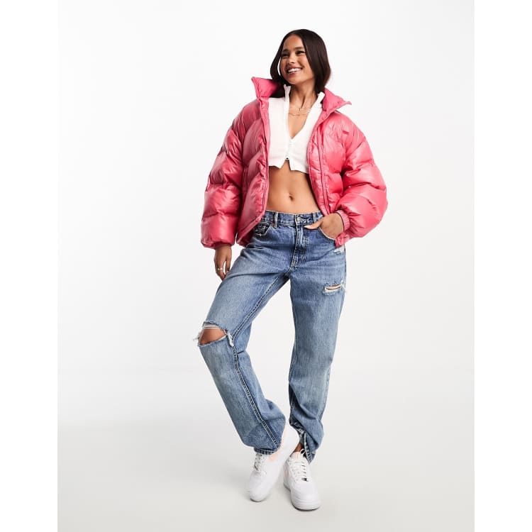 Levis silver puffer jacket sale