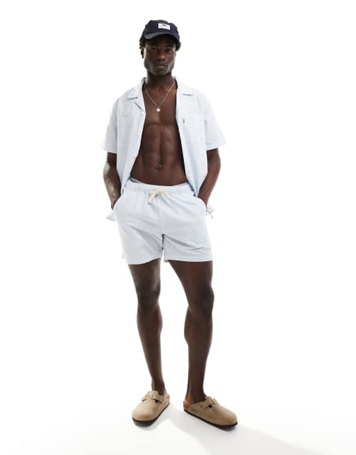 Levi's - Short chino d'ensemble classique - Bleu rayé