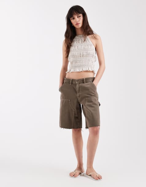 Levi's - Short dad fonctionnel coupe baggy - Marron - view 1