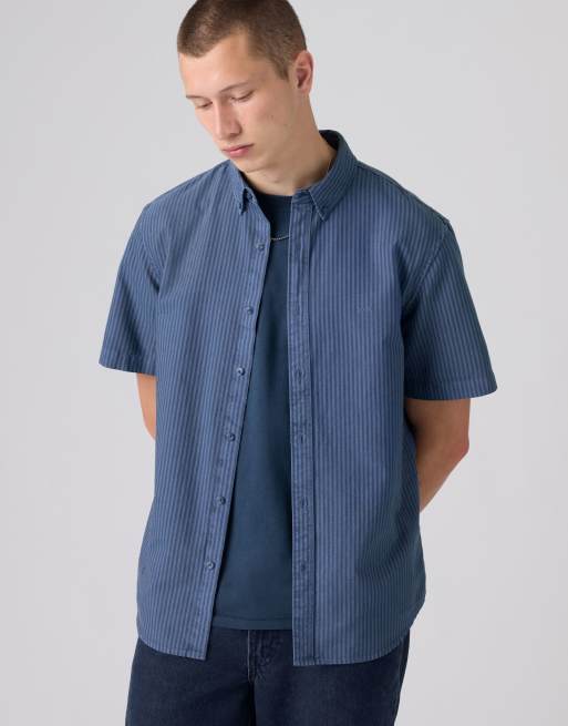 Levi's Short sleeve authentic button-down shirt in blue, 4 of 4