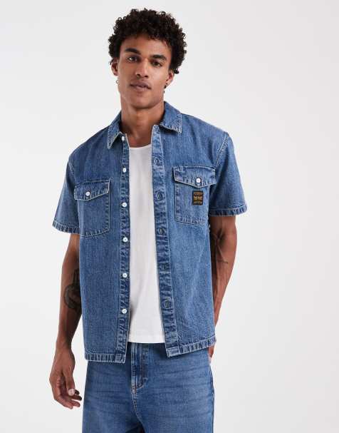 Levi's short sleeve workwear pocket t-shirt in dark blue - view 1