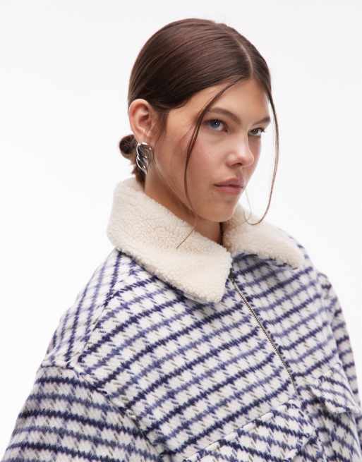 Levi's shrunken 90's wool trucker jacket in plaid | ASOS