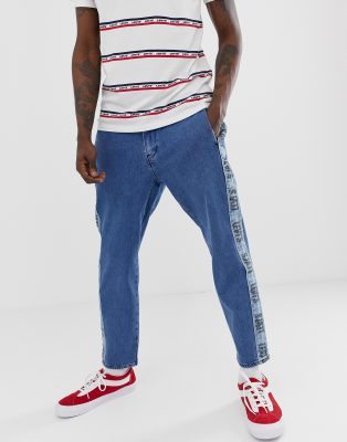 levi's jeans with stripe down the side