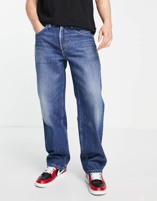 Levi's – Silvertab – Blåtvättade jeans i vintagestil med ledig passform