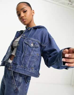 Levi's cropped best sale jean jacket