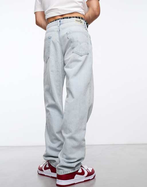 Levi's - Silvertab - Jean ample - Bleu délavé clair