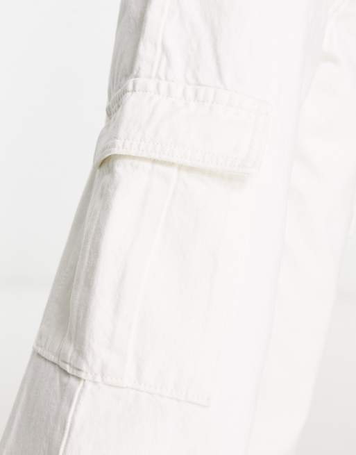Levi's - Silvertab - Jeans ampi cargo bianchi, 5 di 5