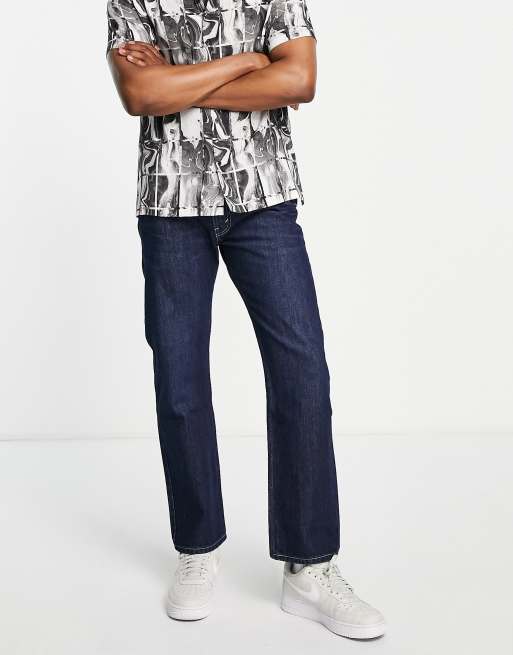 Levi's - Silvertab - Jeans met rechte pasvorm in donker marineblauw