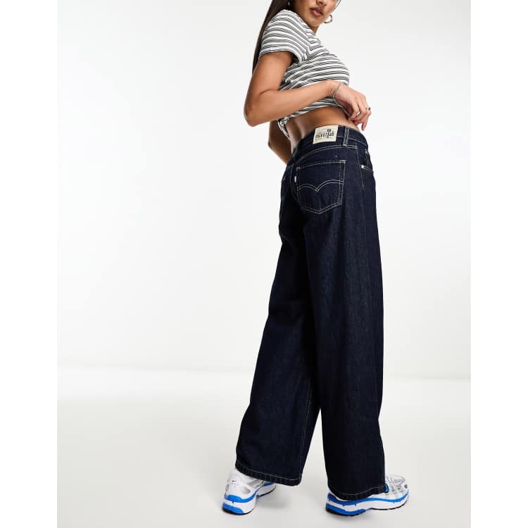 Levis silvertab clearance wide leg jeans