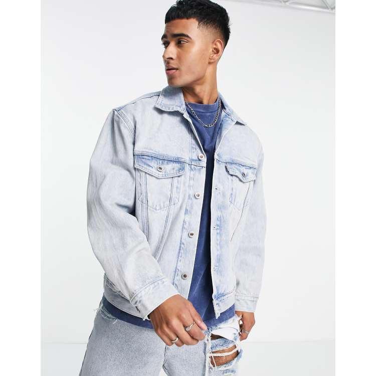 Levi's Silvertab trucker jacket in light denim wash | ASOS