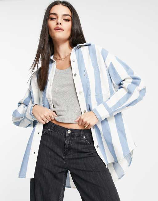Levi's – Silvertab – Weites Hemd mit Streifen