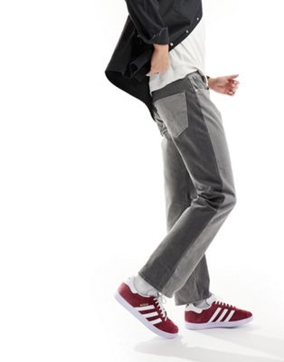Levi's Skate 501 jeans in grey split