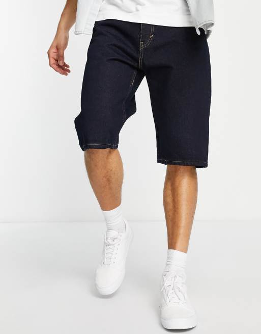 Levi's - Skate - Baggy denim short met 5 zakken in donkerblauw, 3 van 4