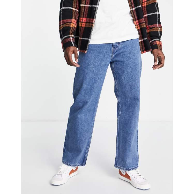 Levi's Skate baggy fit 5 pocket jeans in mid wash blue