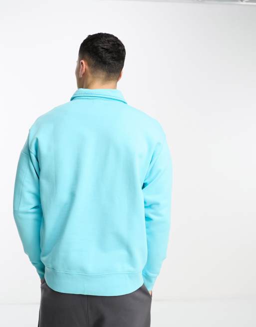 Levi's Skate New Quarter Zip Pullover - Men's - Brillo Azul XS