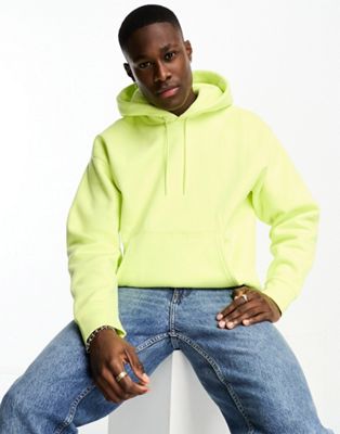 Levi's Skate hoodie in light green with hem logo
