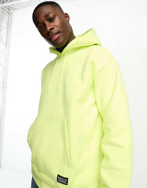 Levi s Skate hoodie in light green with hem logo