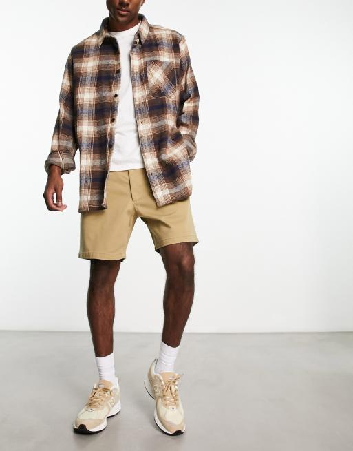 Levi's – Skate – Locker geschnittene Chino-Shorts in Hellbraun