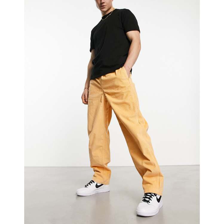 Carhartt Pants Men Color Yellow Cream