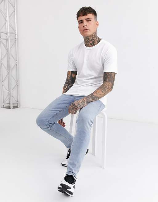 Levi's Skateboarding 2-pack t-shirts in white/black, 4 of 4