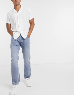 levi's mid blue jeans