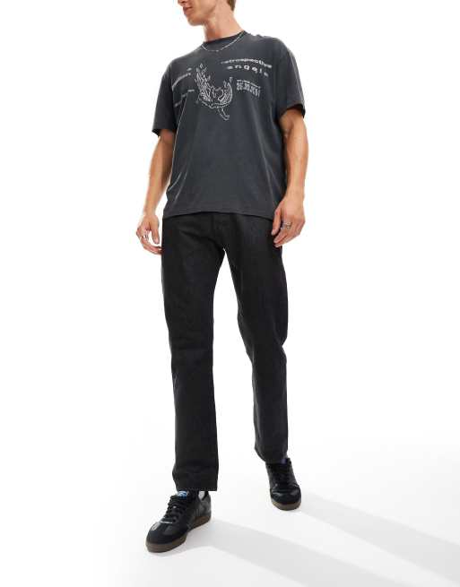 Levi's Skateboarding - 501 - Jeans met rechte pasvorm in zwart