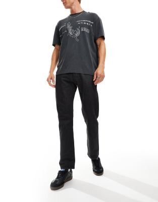 Levi's Levi's Skateboarding 501 straight fit jeans in black