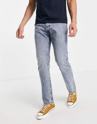 LEVIS SKATEBOARDING Levi's Skateboarding 501 straight fit jeans in homewood mid wash-Blue
