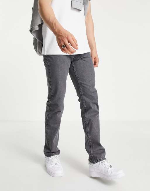 Levi s Skateboarding 511 Svarta smala jeans med tvattad finish ASOS