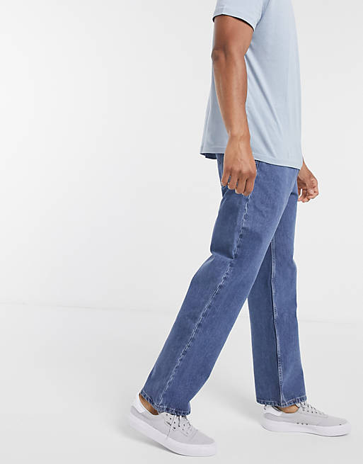 Levi's Skateboarding Baggy 5 pocket jeans in blue | ASOS