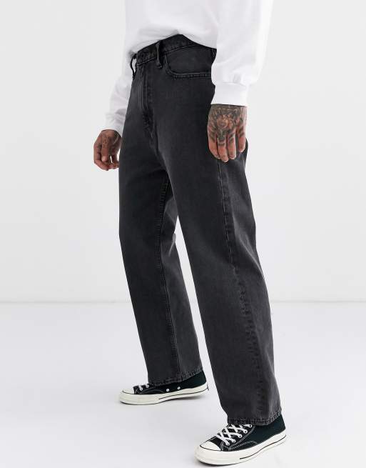 Levi's Skateboarding Baggy 5 pocket jeans in grey | ASOS