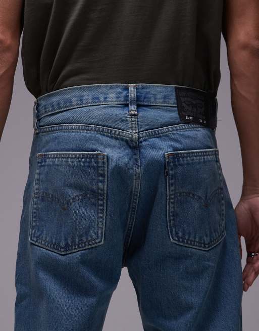 Levi's Skateboarding - Baggy jeans met 5 zakken in lichtblauw, 5 van 5
