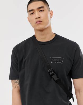 black levi's batwing t shirt