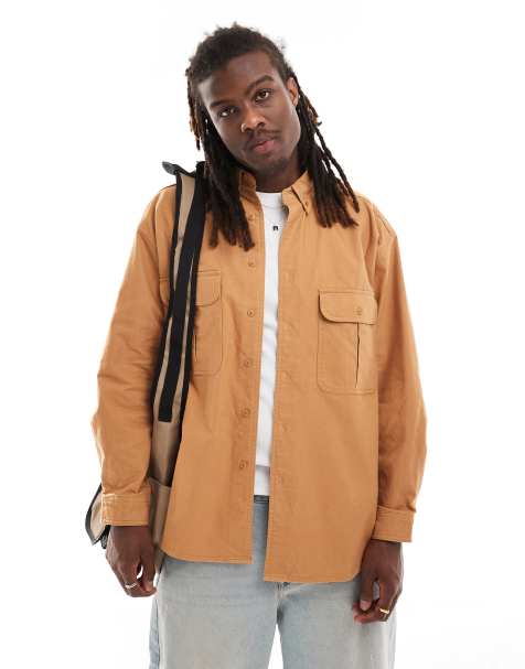 Levi's Skateboarding - Camicia comoda color cuoio - view 1