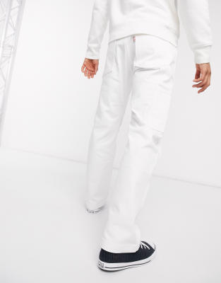 Levi's Skateboarding - Carpenter-broek in wit | ASOS