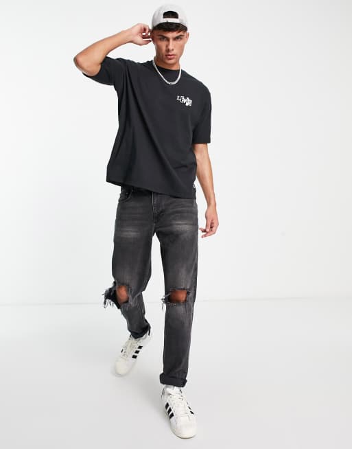 Levi's Skateboarding – Core – Kastiges T-Shirt in Schwarz mit Fledermausflügel-Logo, 2 von 4