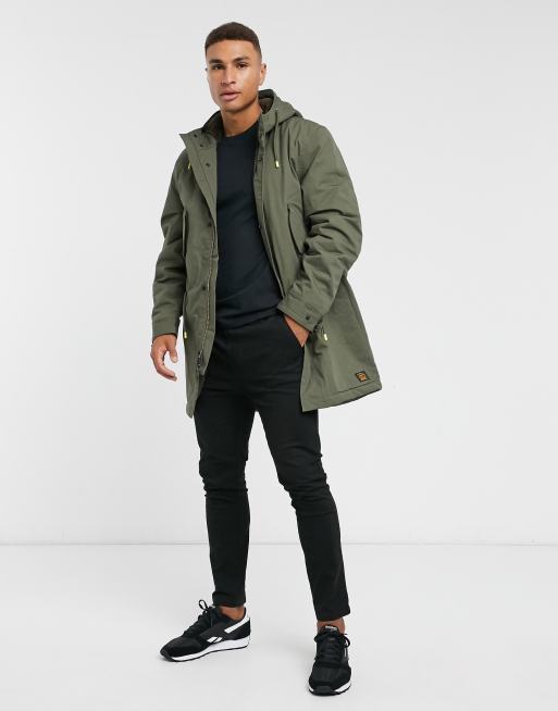 Levi's Skateboarding Fish Tail parka jacket in green