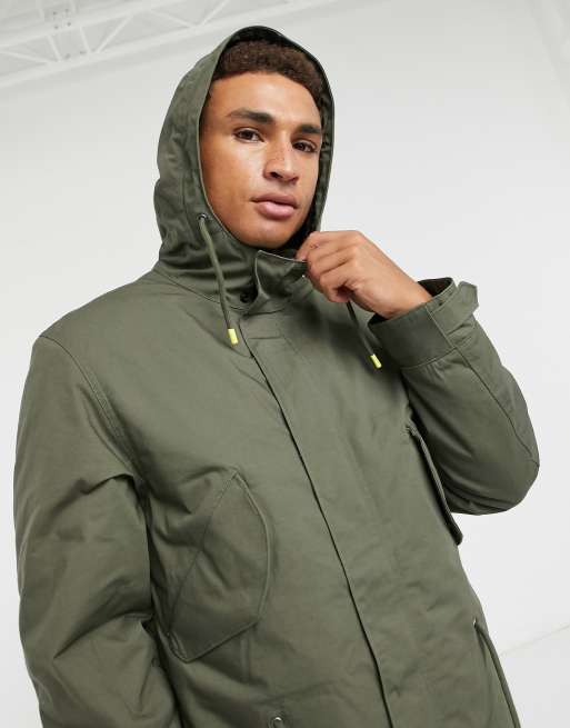 Levi's Skateboarding Fish Tail parka jacket in green