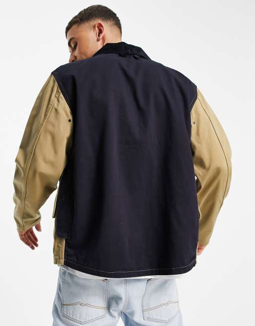 Levi's Skateboarding hunters cord collar 3 pocket jacket in two tone  harvest gold beige | ASOS