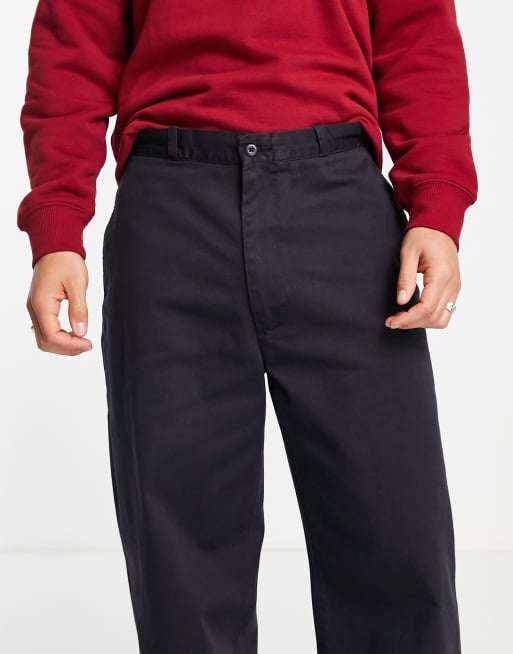 Slette dør en gang Levi's Skateboarding loose chino in black twill | ASOS