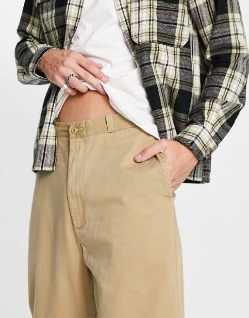 Levi's Skateboarding loose fit chino trousers in harvest gold beige, 2 of 4