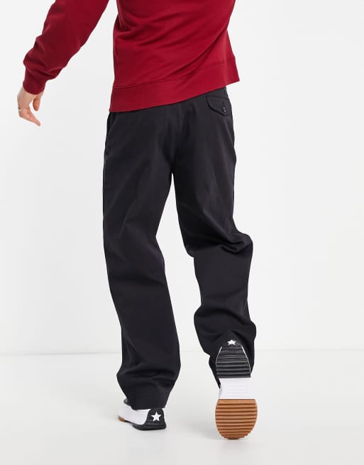 Levi's Skateboarding - Losse chinobroek van keperstof in zwart, 4 van 4
