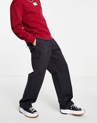 Pantalons et chinos Levi's Skateboarding - Pantalon chino ample en sergé - Noir