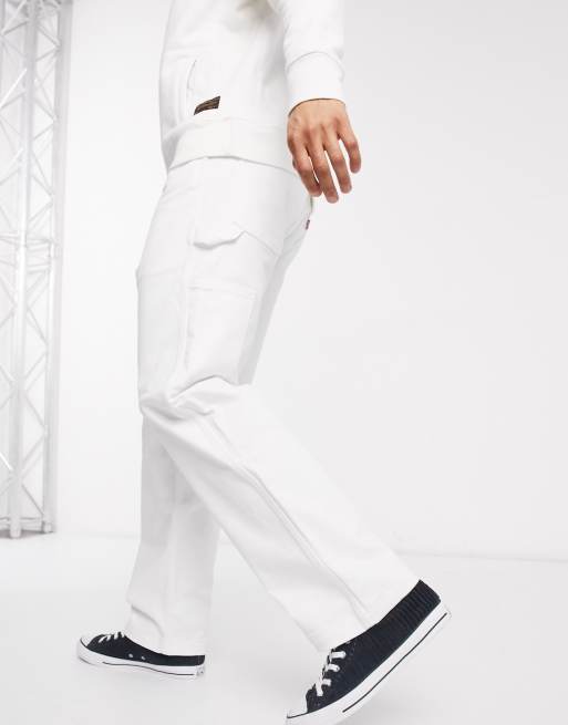 Levi's Skateboarding - Pantalon style charpentier - Blanc
