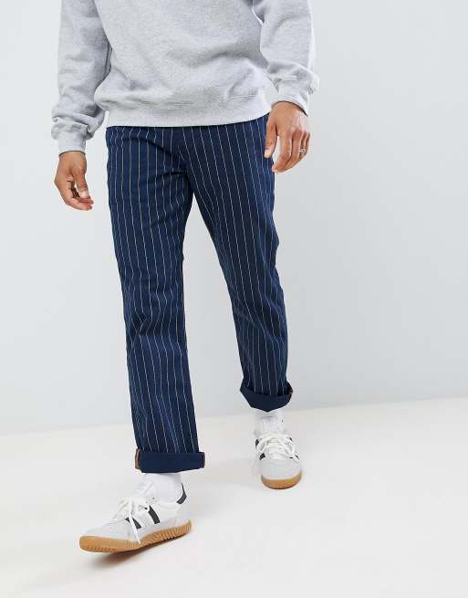 Levis skateboarding striped on sale work pant in navy