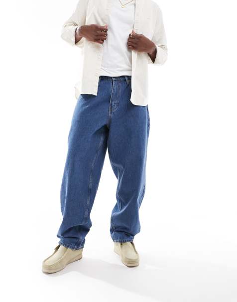 Levi's Skateboarding super baggy fit jeans in mid blue - view 1