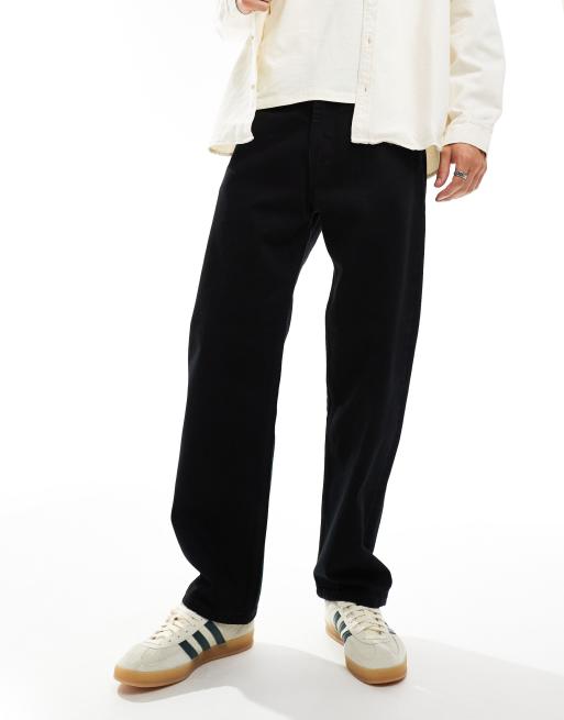 Levi's – Skateboarding – Svarta baggy jeans med 5 fickor