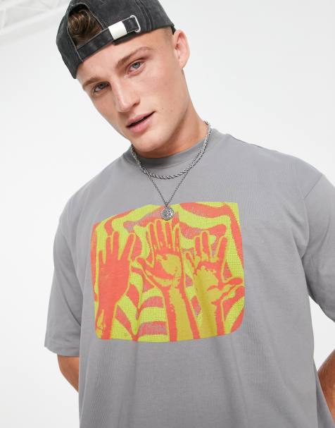 Levi's Skateboarding – T-Shirt in Grau mit Brust-Logo - view 1