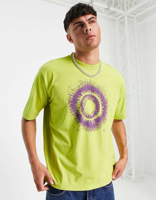 Levi's - Skateboarding - T-shirt in groen met print op de borst