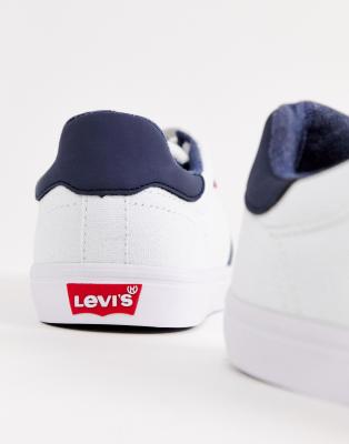 white levi sneakers